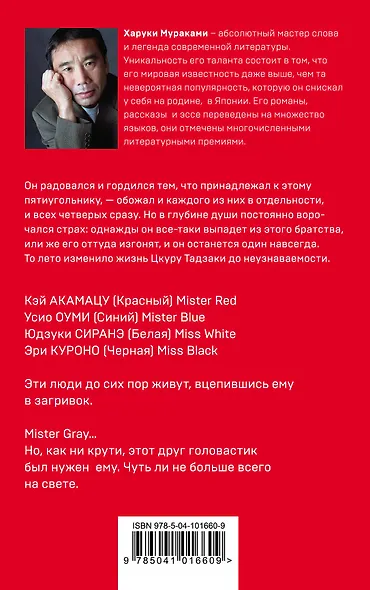 Бесцветный Цкуру Тадзаки и годы его странствий - фото 2