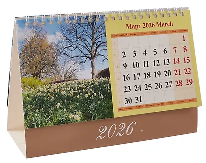 Календарь 2026г 200*140 "12 месяцев" настольный, домик - фото 3