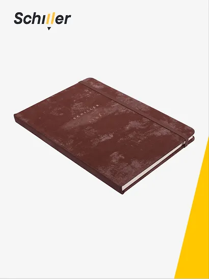 Книга для записей "Suede" А5, 80 листов в линейку, в ассортименте, Schiller - фото 2