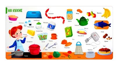 150 первых слов. Мой дом: книжка с окошками - фото 4