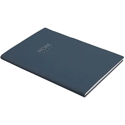 Книга для записей А5 80л лин. "Work book. No 3" иск.кожа, инт.переплет, тиснение фольгой, инд.уп. - фото 2