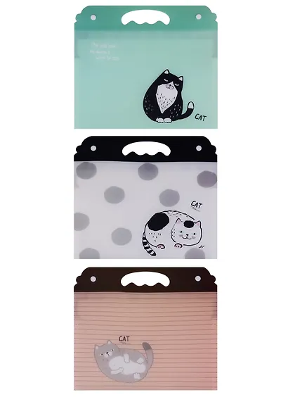 Папка-портфель А4 8 отделений "CAT" - фото 3