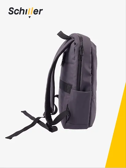 Рюкзак "Route" 38*28*10см, серый, Schiller - фото 2
