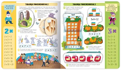 Таблица умножения. Книжка с окошками - фото 6