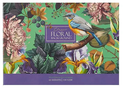 Альбом для рисования BG, "Птицы в саду", А4, 40 листов, в ассортименте - фото 3