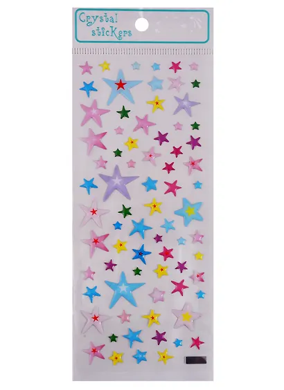 Наклейки эпоксидные Звезды микс JYG550-JYG549 - фото 1