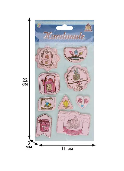 Наклейки бумажные, Кафе 125 - фото 2