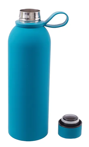 Термобутылка синяя (металл, софт тач) (500мл) (12-16091-202505-B3) - фото 3