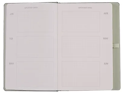 Ежедневник недат. А5 136л "Twist" зеленый, интегр.переплет, иск.кожа, тисн.фольгой, скругл.углы, петля д/ручки, тонир.блок, ляссе, инд.уп - фото 5