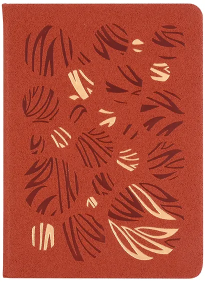 Записная книжка А6 80л кл. "GALLERY. Каштановый" иск.кожа с поролоном, термотиснение, ляссе, скругл.углы, инд.уп. - фото 2