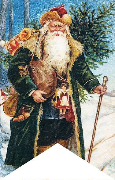 Набор новогодних флажков "Чудеса в рождественскую ночь" - фото 7