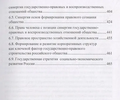 Синергия государственно-правовых и воспроизводственных основ жизнедеятельности общества - фото 6