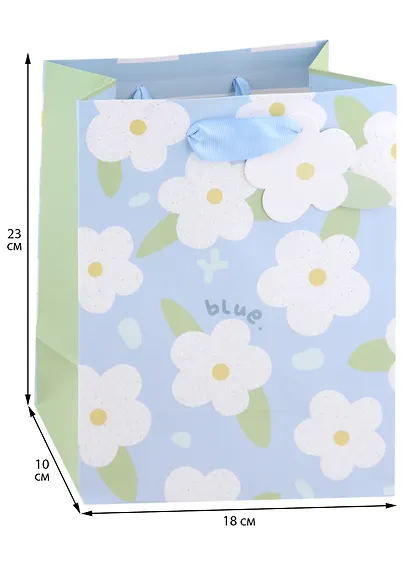 Пакет А5 23*18*10 "Daisy for you" жен., бум.мат.ламинат - фото 2
