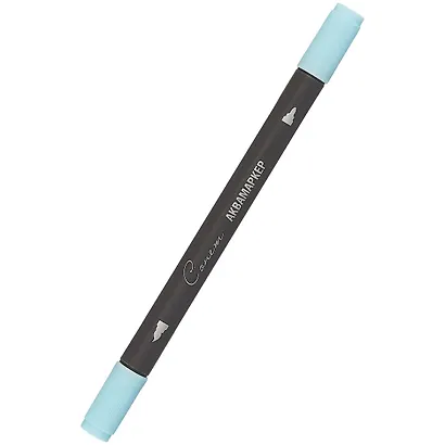 Маркер акварельный "Сонет", двухсторон., кисть и тонкий наконечник, светло-голубой, сонет - фото 1