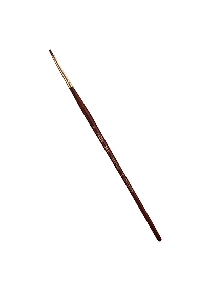 Кисть художественная Классика, колонок, плоская, №0, Гамма - фото 1