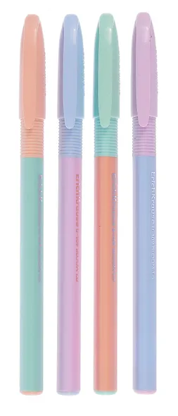 Ручки шариковые синие 4 штуки "Pastel Bloom" - фото 2