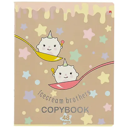 Тетрадь в клетку Альт, "Мороженки", 48 листов, в ассортименте - фото 5