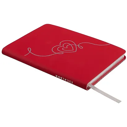 Записная книжка "Софт-тач", А6, 96 листов, красный - фото 2