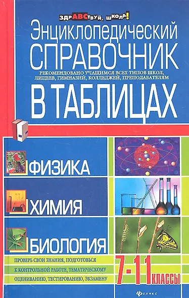 Энциклопедический справочник в таблицах:физика: химия: биология - фото 2
