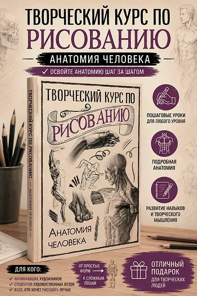 Творческий курс по рисованию. Анатомия человека - фото 3