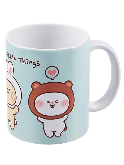 Кружка Kawaii Зверюшки (керамика) (330мл) - фото 1