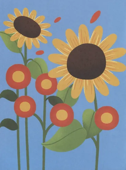 Растения. Аппликация пластилином - фото 4