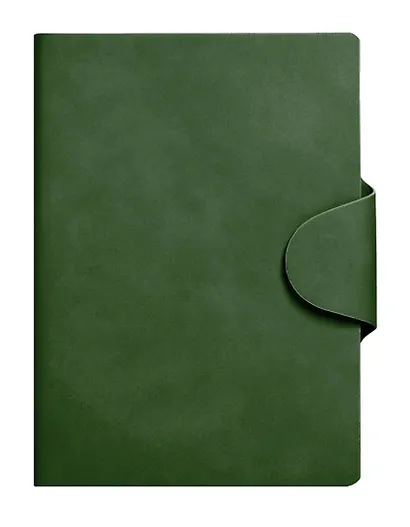 Ежедневник недат. А5 136л "Snap book" еловый, 7Б, тв.переплет, иск.кожа, термотиснение, магнит.клапан, скругл.углы, офсет, ляссе, инд.уп - фото 1