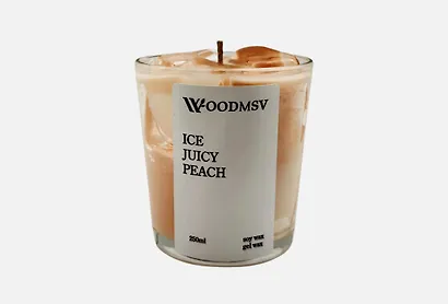 Свеча ароматическая Ice juicy peach (250мл) (250-СП) - фото 1