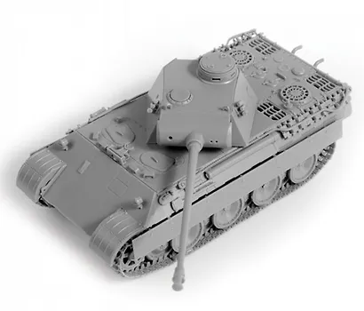 Сборная модель Немецкий средний танк T-V Пантера Ausf.D, 5010, ЗВЕЗДА - фото 5