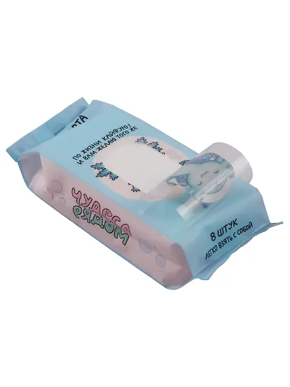 Салфетки влажные Аксолотль, 8 штук - фото 7