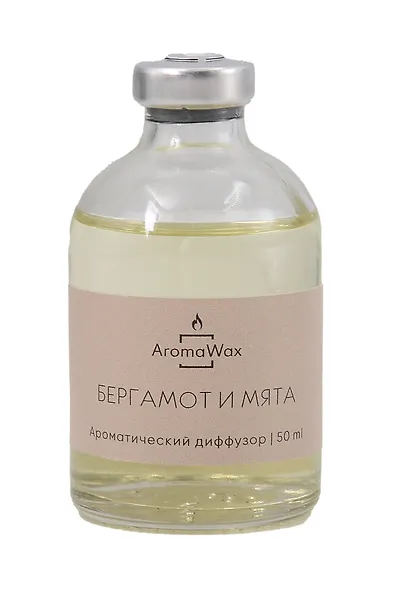Диффузор ароматический Бергамот и мята (50мл) (432788380) (AromaWax) - фото 2