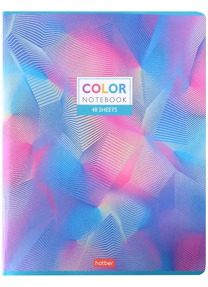 Тетрадь общая «Color» в ассортименте, 48 листов в клетку, A5 - Hatber - фото 4