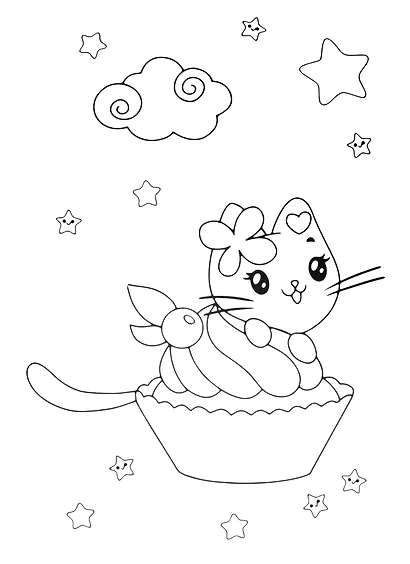 Maxi-Раскраска. Няшки котики - фото 5