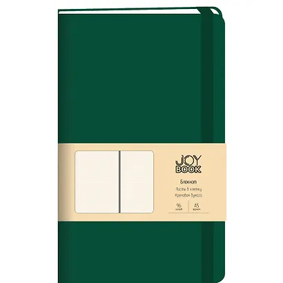 Книга для записей А5 96л кл. "Joy Book. Заколдованный лес" иск.кожа, тонир.блок, скругл.углы, ляссе, резинка, карман на задн.форзаце - фото 4