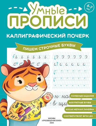 Комплект из 3-х пособий. Каллиграфический почерк. 6-7 лет - фото 3