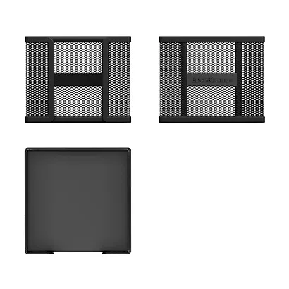 Стакан для пишущих принадлежностей "Compass", Classic, сетчат.металл, серебряный, Erich Krause - фото 2