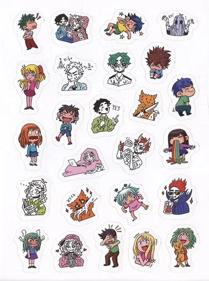 100 НАКЛЕЕК. АНИМЕ - фото 4