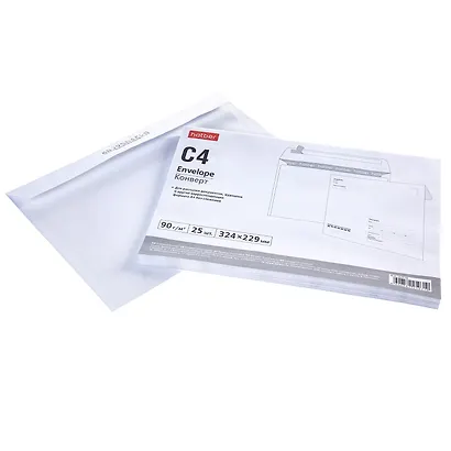 Конверт С4 (229*324) 25 штук 90г, "Кому-Куда", Hatber - фото 2