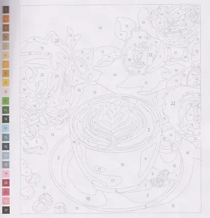 Десерты. Раскраска. Картины по номерам - фото 4