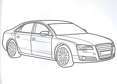 Легковые машины. Раскраска - фото 3