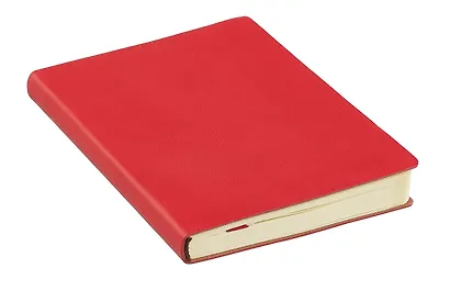 Записная книжка А6 100л кл. красный, интегр., тонир.блок, резинка, ляссе, Schiller - фото 2