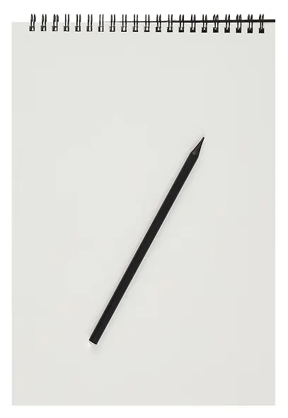 Скетчбук А4 20л "На своей волне" акварел. бумага, 200г/м2, черный дизайнерский картон, тиснение фольг. серебро, евроспираль - фото 2