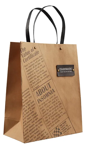 Пакет А4 32*26*12,5 "Charismatic" нейтр. бум.мат - фото 2