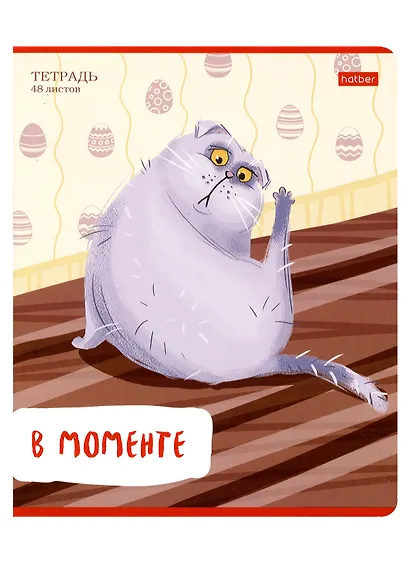 Тетрадь в линейку Hatber, "Кот-обормот", 48 листов, в ассортименте - фото 4