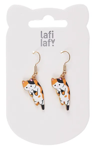 Сережки Котята (2шт) (пластик) (12-48782-202405-AC4) (Lafilaf) - фото 1