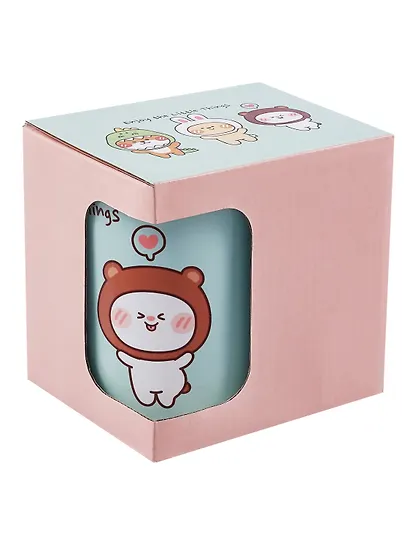 Кружка Kawaii Зверюшки (керамика) (330мл) - фото 2