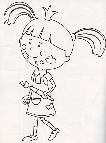 Жила-была Царевна! Раскраска. Царевна - фото 4