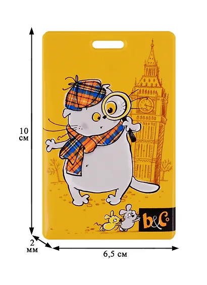 Чехол для карточек Басик Кот в Лондоне (ДГ2019-188) - фото 3