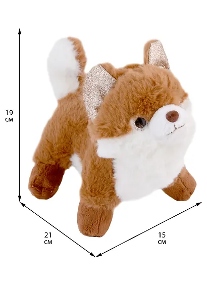 Мягкая игрушка Шпиц , 19 см ( плюш) - фото 2