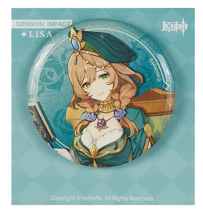 Значок "Genshin Teyvat Style A Sobriquet Under Shade Lisa" (GEN766) - фото 1